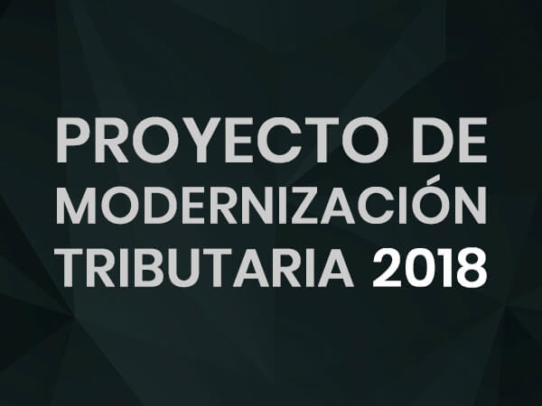 Proyecto de Modernización Tributaria 2018